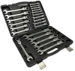  22 részes hajlékony csillag-villás racsnis kulcskészlet hordozó dobozban