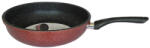 Rosberg Tigaie adanca Rosberg R51319G24D, 24x6, 5 cm, Inductie, Finisaj marmura, Bordeaux melange (R51319G24D)