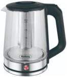 Rosberg Fierbator electric Rosberg R51230R, 1500W, 2L, Sticla, Filtru, Oprire automata, Negru (R51230R) Fierbator