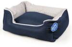 Duvoplus + Kényelmes téglalap alakú fekhely kutyáknak L - 110x85x26cm - kék/szürke
