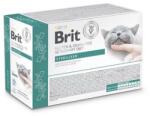 Brit Veterinary Diet Grain Free Sterilised Cat Fillets in Gravy 12x85g ivartalanított felnőtt macskák számára