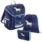 Hama Ghiozdan școlar - set de 3 piese, Baggymax Denim Horse, greutate doar 0, 65 kg