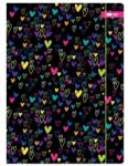 Happy color Carton elastic Happy Color 24 x 31 cm (A4) - My Love negru