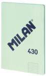 MILAN Caiet A4 MILAN cu linii, 48 de coli, verde