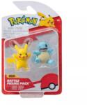 Jazwares Pokémon: set de cu 2 figurine - Squirtle, Pikachu (PKW3586) Figurina