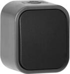  Falra szerelhető háromutas kapcsoló B2, 10A, 250V, IP54, WNT-5B2, szürke/fekete (OR-OE-7802/GB)