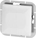 Süllyesztett egypólusú kapcsoló Gyöngy, 10A, 250V, WP-1P, fehér (OR-OE-7700/W)