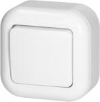  Felületre szerelhető egyáramkörös kapcsoló, 10A, 250V, VENTILÁTOR, fehér (WNT-1F BIALY)