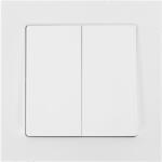  Süllyesztett kivitelű kétgombos kapcsoló Malta 10A, 250V, WP-2M, fehér (FM101/W)