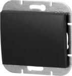  Süllyesztett csengőgomb Onyx, 10A, 250V, WP-6/7O, fekete (OR-OE-7504/B)