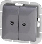  Perembe szerelhető redőnykapcsoló Pearl, 10A, 250V, WP-10P, antracit (OR-OE-7708/A)