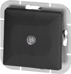  Süllyesztett szerelésű, megvilágított csengőgomb Pearl, WP-6/7P/S, fekete (OR-OE-7704/P/B)