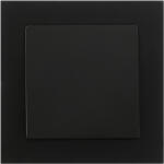  Süllyesztett szerelésű csengőgomb Malta 10A, 250V, WP-6/7M, matt fekete (FM104/B)