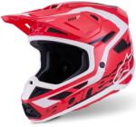 Alpinestars SM7 Deed motokrossz bukósisak piros-fekete-fehér