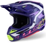 Alpinestars SM7 Deed motokrossz bukósisak lila-rószaszín-fehér-fluo sárga