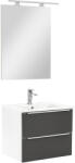 Leziter Mobilier complet de baie Vario Trim 60 alb-antracit (Vario011-k)