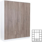 Leziter Dulap Miami 160x205 cm stejar York-alb (LMGSZ160YTF) Garderoba