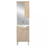 Leziter Mobilier complet de baie Nerva 55, stejar Sonoma (NERVA55STST)