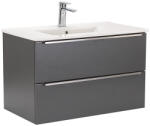 Leziter Dulap inferior Vario Trim 80 cu lavoar antracit-antracit (Vario050)