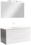 Leziter Mobilier complet de baie Vario Clam 100 antracit-alb (Vario103-k)