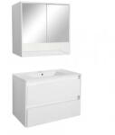 Leziter Mobilier complet de baie Porto 80, alb (PO80F)