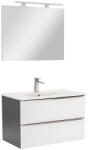 Leziter Mobilier complet de baie Vario Trim 80 antracit-alb (Vario049-k)
