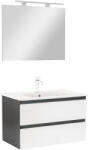 Leziter Mobilier complet de baie Vario Forte 80 antracit-alb (Vario040-k)