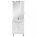 Leziter Mobilier complet de baie Bianca Plus 65, alb lucios, deschidere pe dreapta (B65MFFMFFJ)