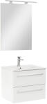 Leziter Mobilier complet de baie Vario Clam 60 alb-alb (Vario028-k)