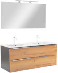 Leziter Mobilier complet de baie Vario Trim 120 antracit-stejar (Vario123-k)