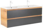 Leziter Dulap inferior Vario Forte 120 cu lavoar stejar-antracit (Vario116)