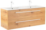 Leziter Dulap inferior Vario Clam 120 cu lavoar stejar-stejar (Vario144)