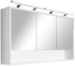 Leziter Dulap cu oglindă Luna 120, alb, superior (LUNA120FF)