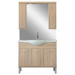 Leziter Mobilier complet de baie Nerva 105, stejar Sonoma (NERVA105STST)