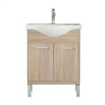 Leziter Dulap inferior Nerva 65 cm cu lavoar, stejar Sonoma (MS65A2ASTST)