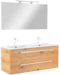 Leziter Mobilier complet de baie Vario Clam 120 stejar-stejar (Vario144-k)