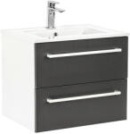 Leziter Dulap inferior Vario Clam 60 cu lavoar alb-antracit (Vario029)