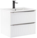 Leziter Dulap inferior Vario Trim 60 cu lavoar alb-alb (Vario010)
