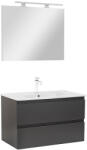 Leziter Mobilier complet de baie Vario Forte 80 antracit-antracit (Vario041-k)