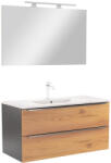 Leziter Mobilier complet de baie Vario Trim 100 antracit-stejar (Vario087-k)