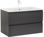 Leziter Dulap inferior Vario Forte 80 cu lavoar antracit-antracit (Vario041)