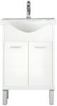 Leziter Dulap inferior Nerva 55 cm cu lavoar alb (MS55A2AF)