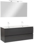 Leziter Mobilier complet de baie Vario Forte 120 antracit-antracit (Vario113-k)