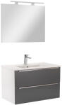 Leziter Mobilier complet de baie Vario Trim 80 alb-antracit (Vario047-k)