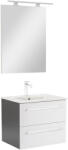 Leziter Mobilier complet de baie Vario Clam 60 antracit-alb (Vario031-k)