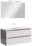 Leziter Mobilier complet de baie Vario Trim 100 antracit-alb (Vario085-k)