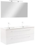 Leziter Mobilier complet de baie Vario Clam 120 alb-alb (Vario136-k)