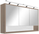 Leziter Dulap superior cu oglindă Luna 120, ulm Rauna (LUNA120FRSZRSZ)