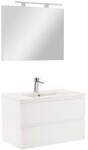 Leziter Mobilier complet de baie Vario Forte 80 alb-alb (Vario037-k)