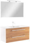 Leziter Mobilier complet de baie Vario Clam 100, stejar alb (Vario102-k)